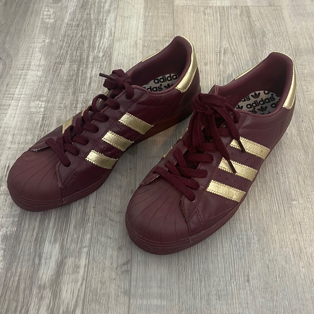 Adidas superstar custom Arizona State University sneakers